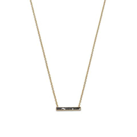 Madison 14 Karat Gold Plated Diamond Chip Necklace - Shop R Studio