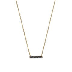 Madison 14 Karat Gold Plated Diamond Chip Necklace - Shop R Studio