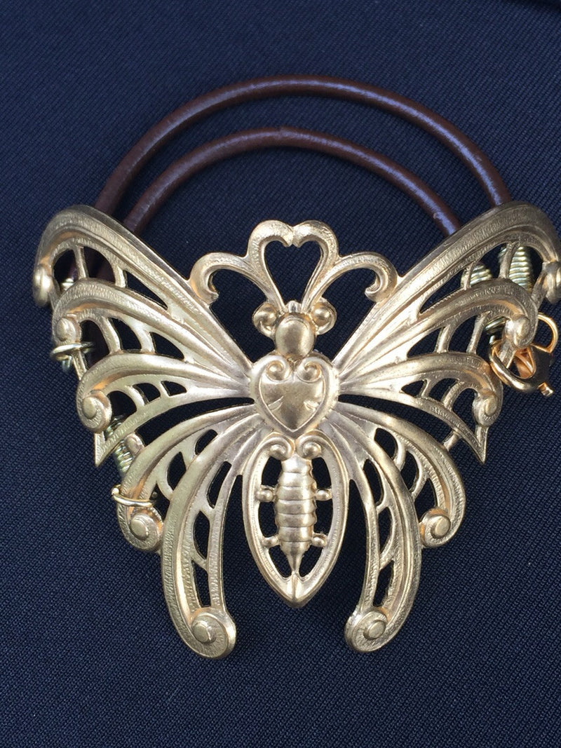 Beautiful Butterfly Bracelet Steampunk Inspired - Shop R Studio