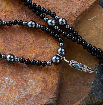 Magnetic Hematite Beads Necklaces | Black Hematite Necklace Magnet - Black  Choker Men - Aliexpress
